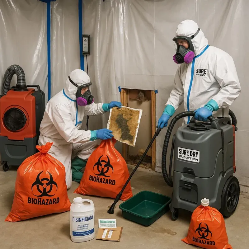 Contaminated Water Handling Protocols process in Nassau Bay, TX